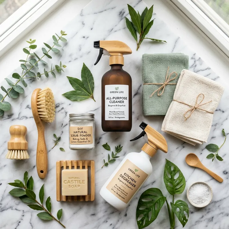 Eco-friendly green cleaning products used by YeskGreen in Tulsa OK